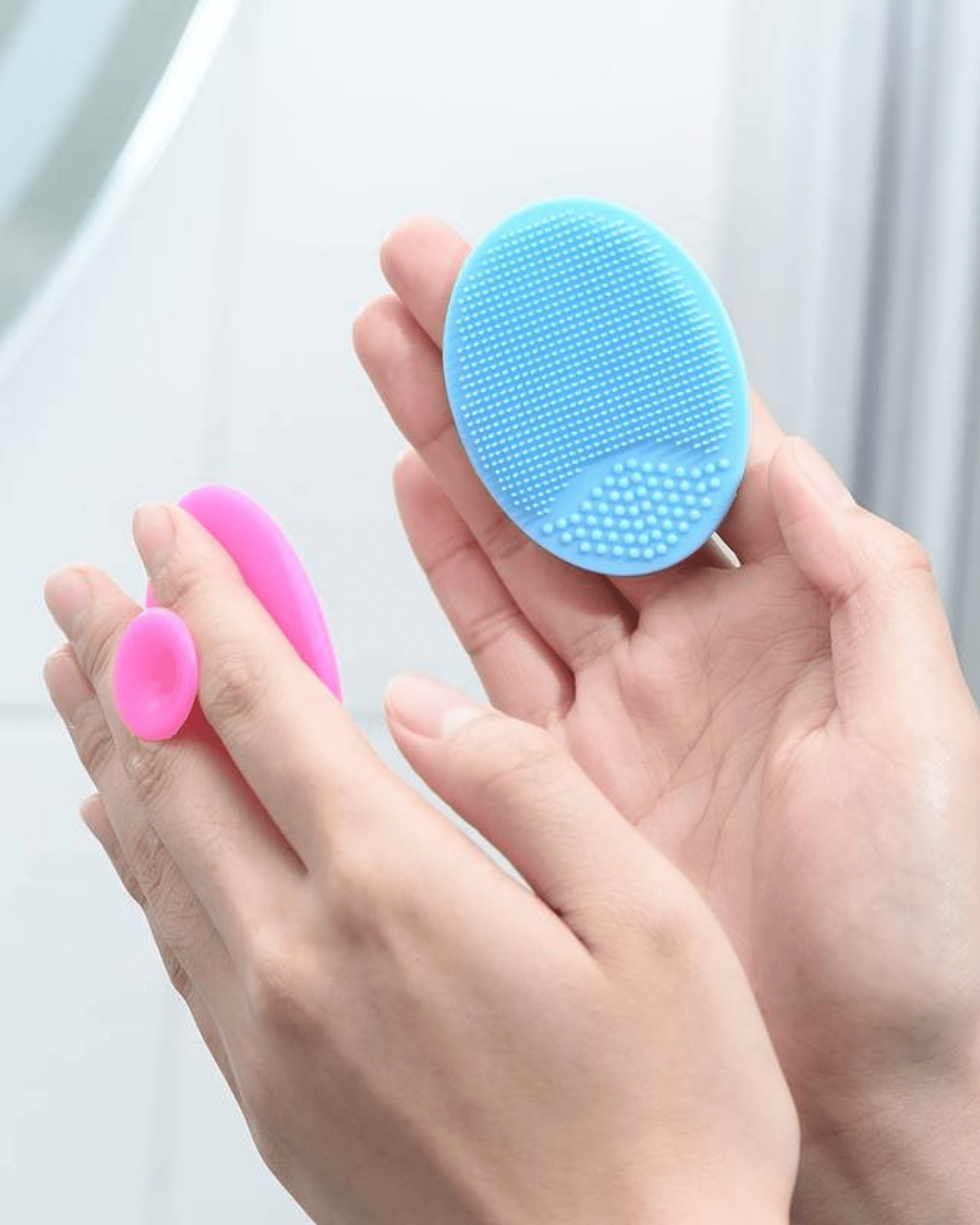 Silikon Reinigungspad Blau - Tool von BIUTICS bei Beautystore Schweiz