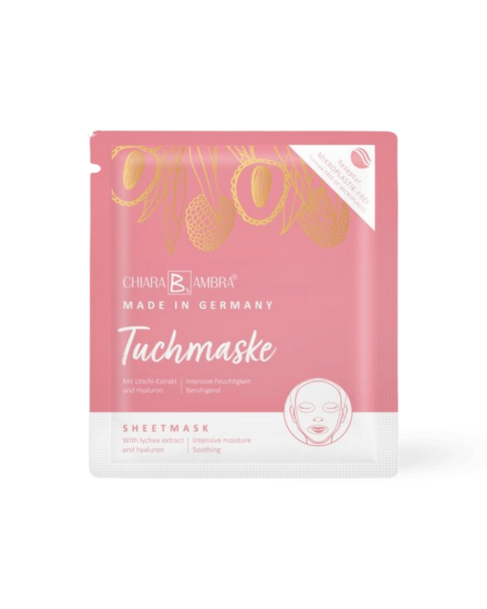 Tuchmaske mit Litschi-Extrakt - Gesichtspflege von Chiara Ambra bei Beautystore Schweiz