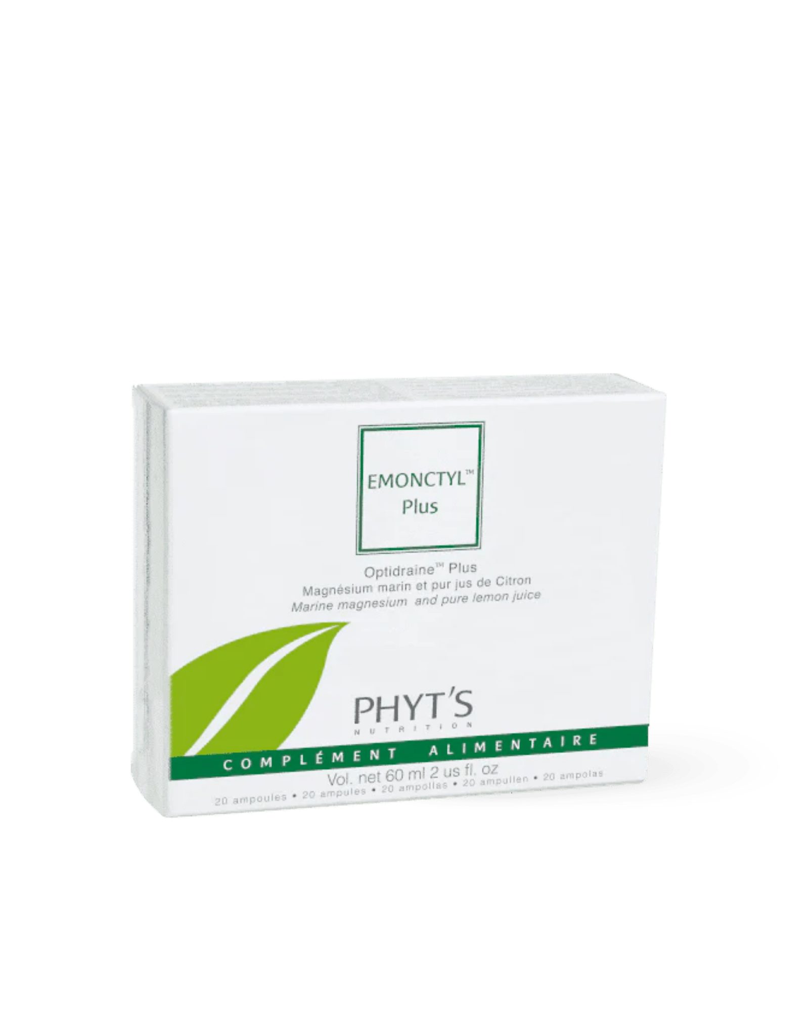 Phyt's Silhouette – Emonctyl + Ampullen 20x3ml - Supplements von Phyts bei Beautystore Schweiz