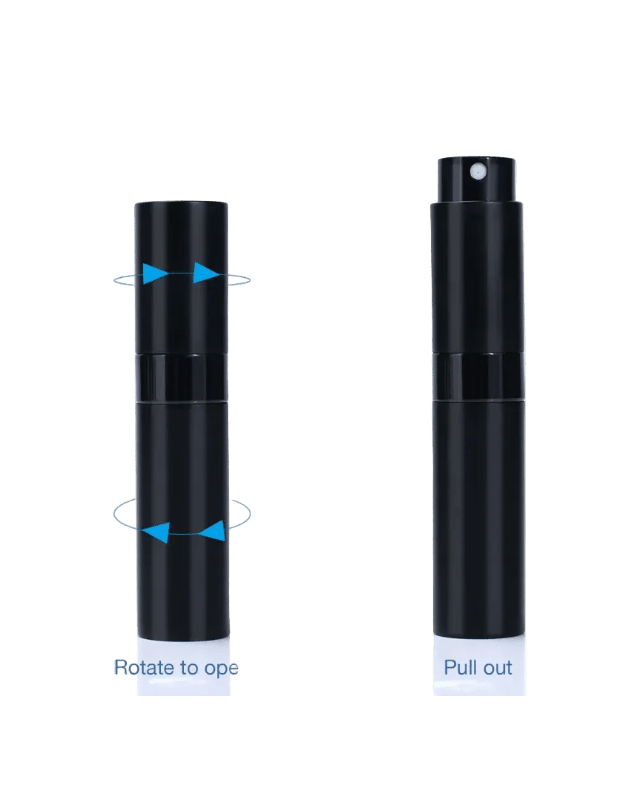 Nachfüllbarer Parfümzerstäuber Schwarz 15 ml - Tool von BIUTICS bei Beautystore Schweiz