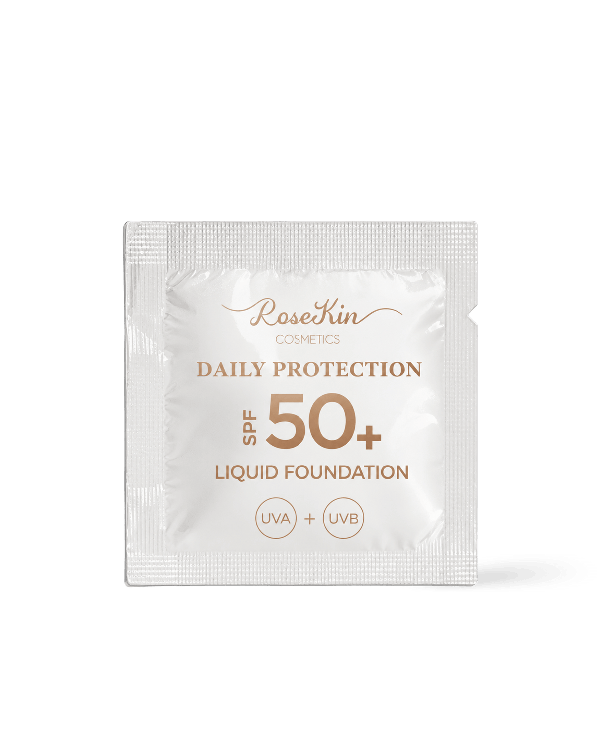 RoseKin – Liquid Foundation SPF 50+ TAN PROBE 2 ml - Make-up von RoseKin Cosmetics bei Beautystore Schweiz
