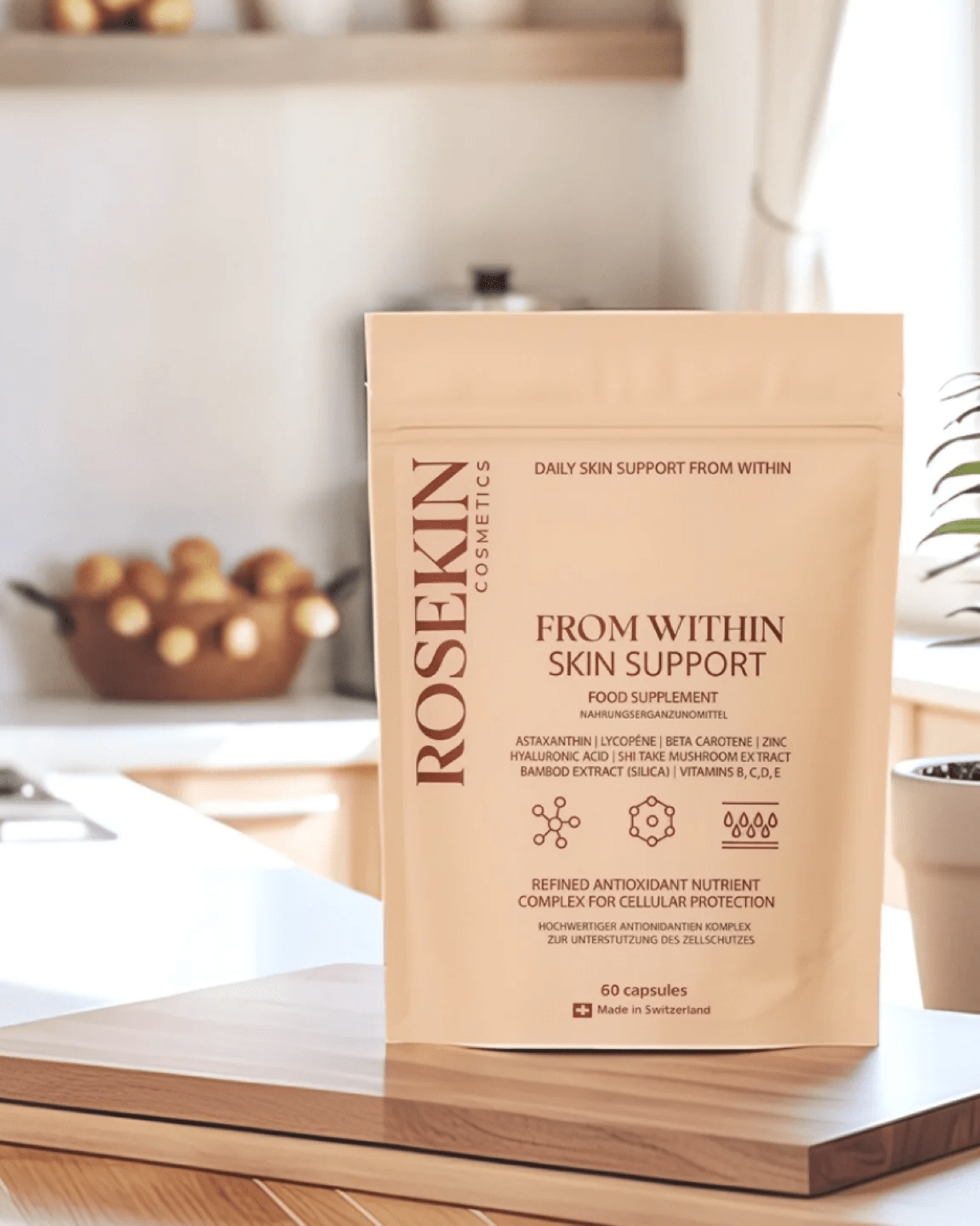 RoseKin – From Within – Skin Support - Supplements von RoseKin Cosmetics bei Beautystore Schweiz