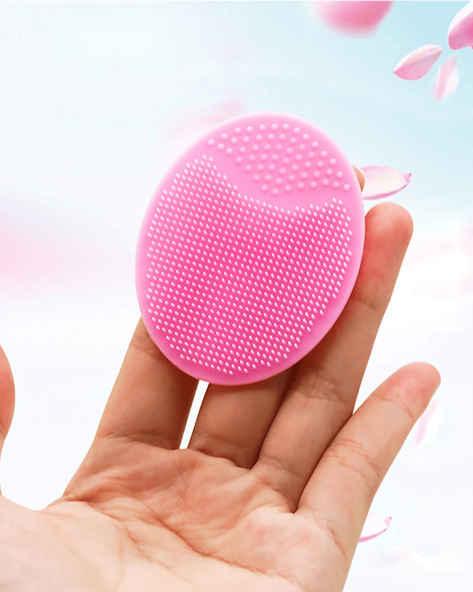 Silikon Reinigungspad Pink - Tool von BIUTICS bei Beautystore Schweiz