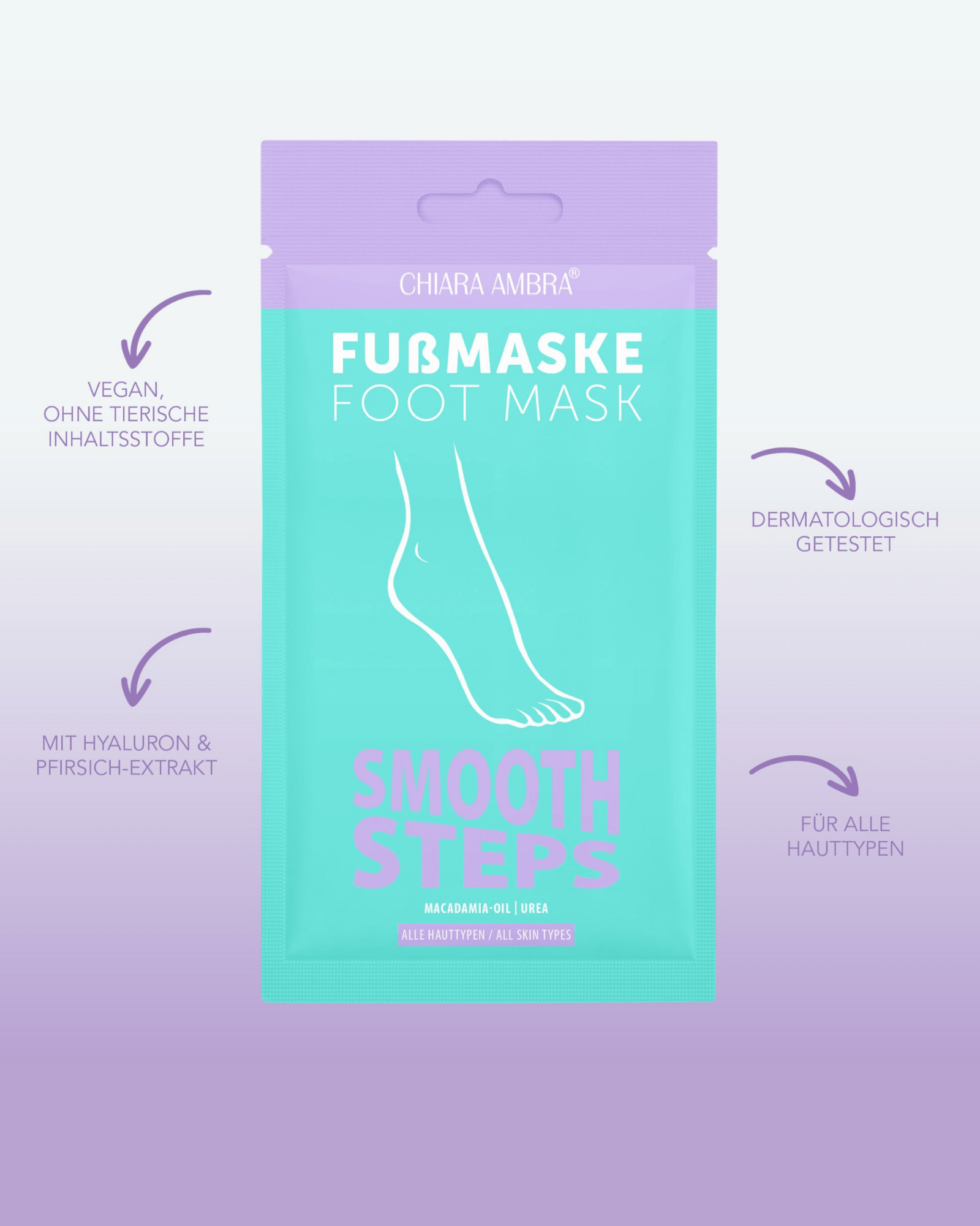 Smooth Steps Fussmaske - Körperpflege von Chiara Ambra bei Beautystore Schweiz
