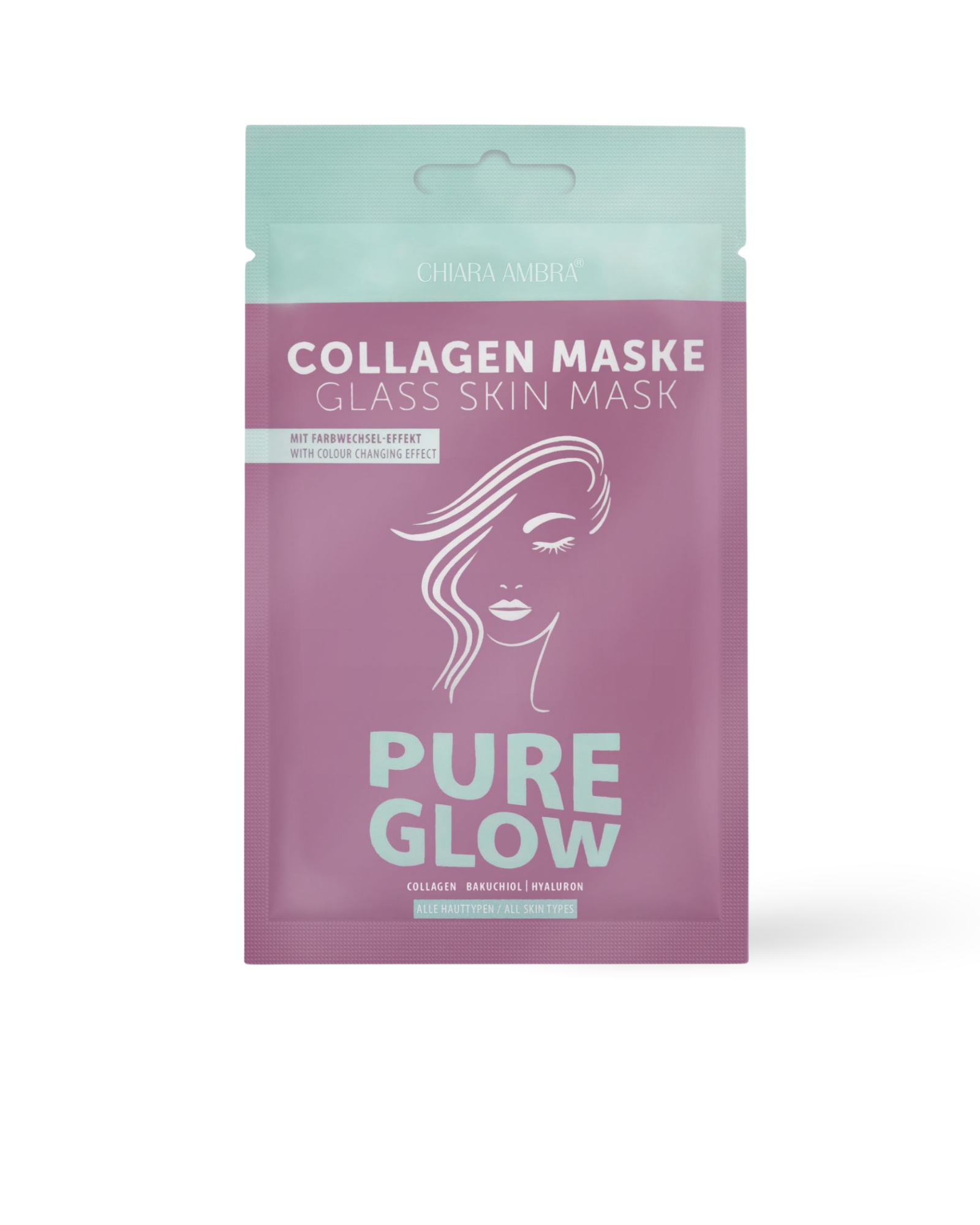Pure Glow Glass Skin Collagen Maske
