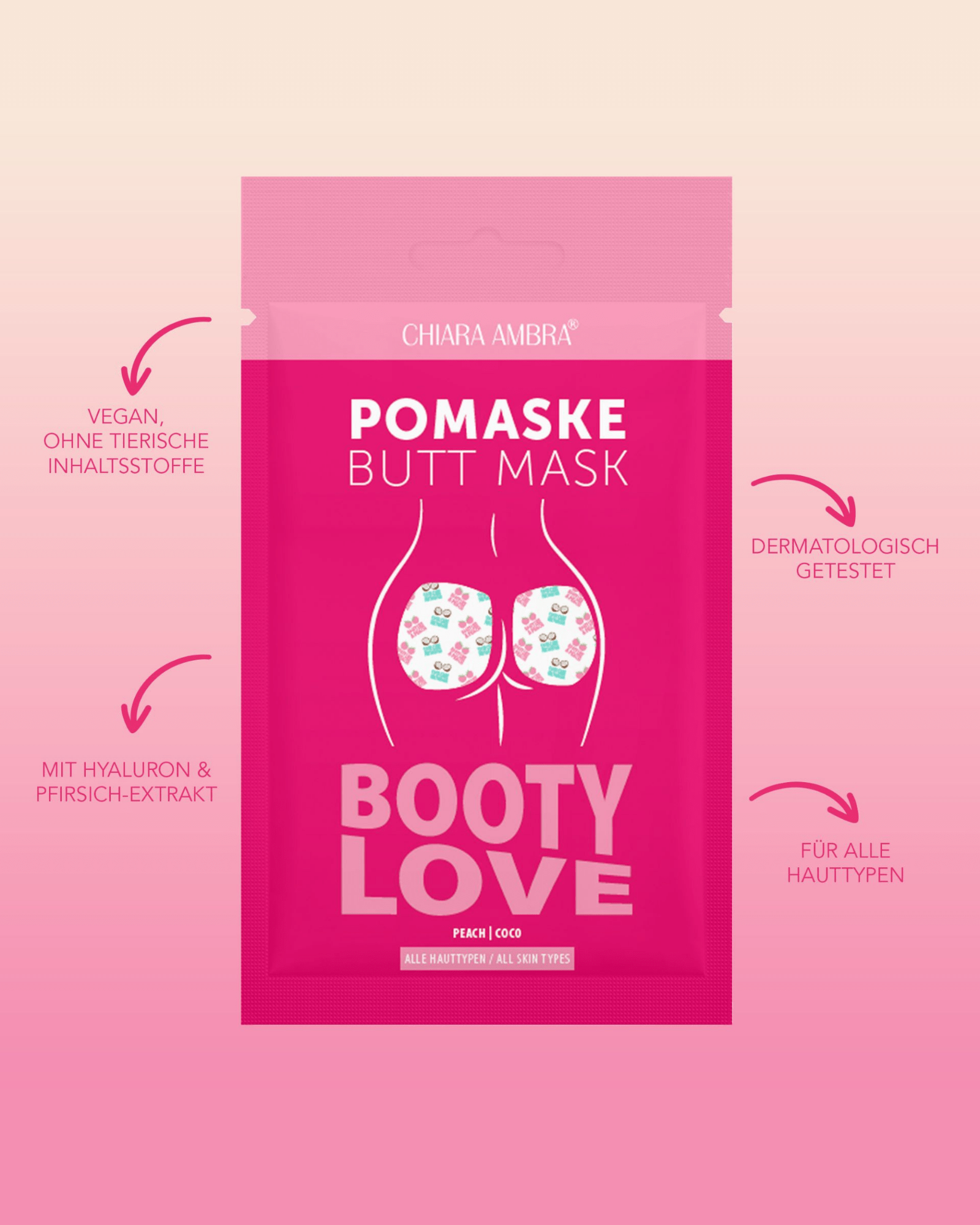 Booty Love Pomaske - Körperpflege von Chiara Ambra bei Beautystore Schweiz