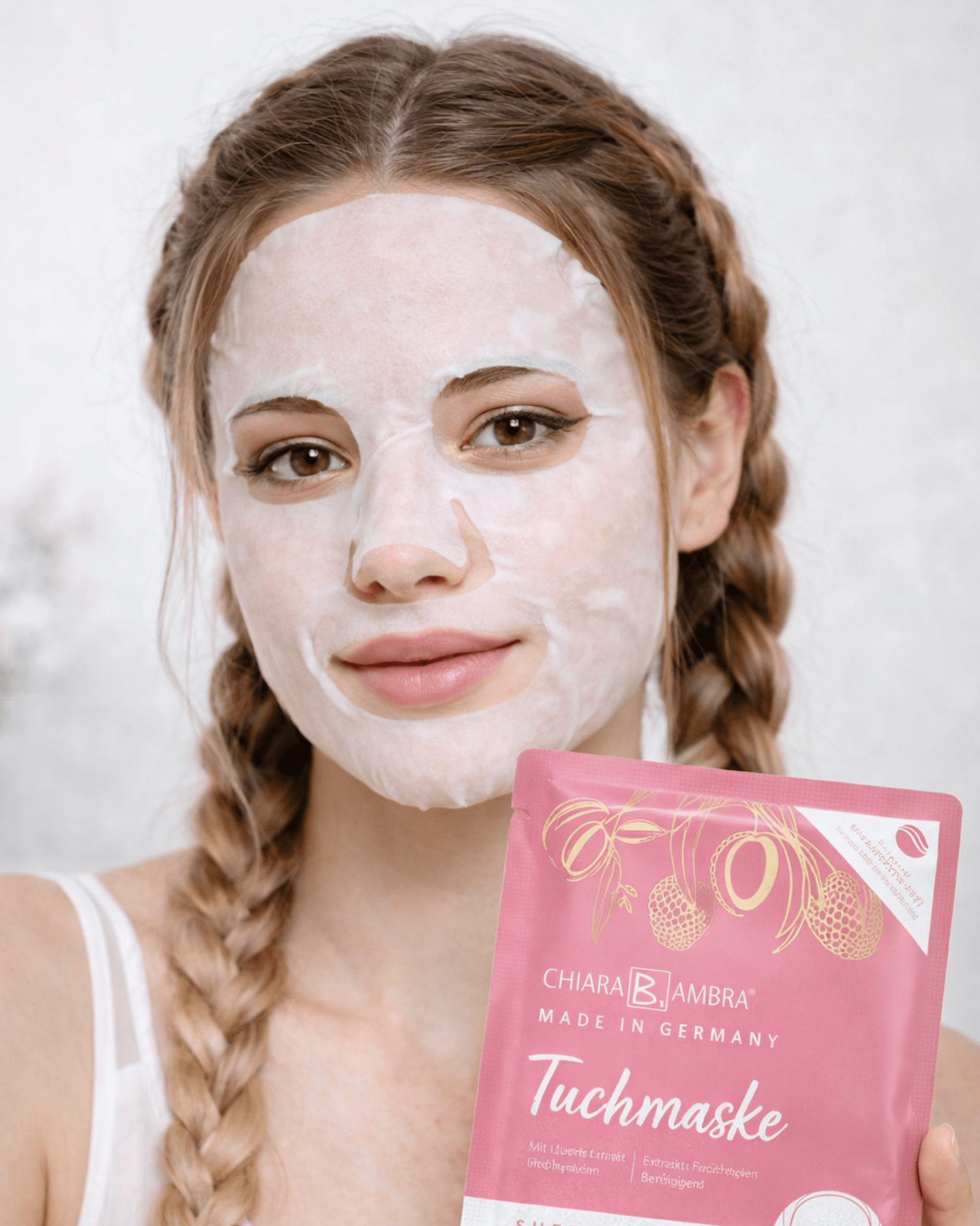 Tuchmaske mit Litschi-Extrakt - Gesichtspflege von Chiara Ambra bei Beautystore Schweiz