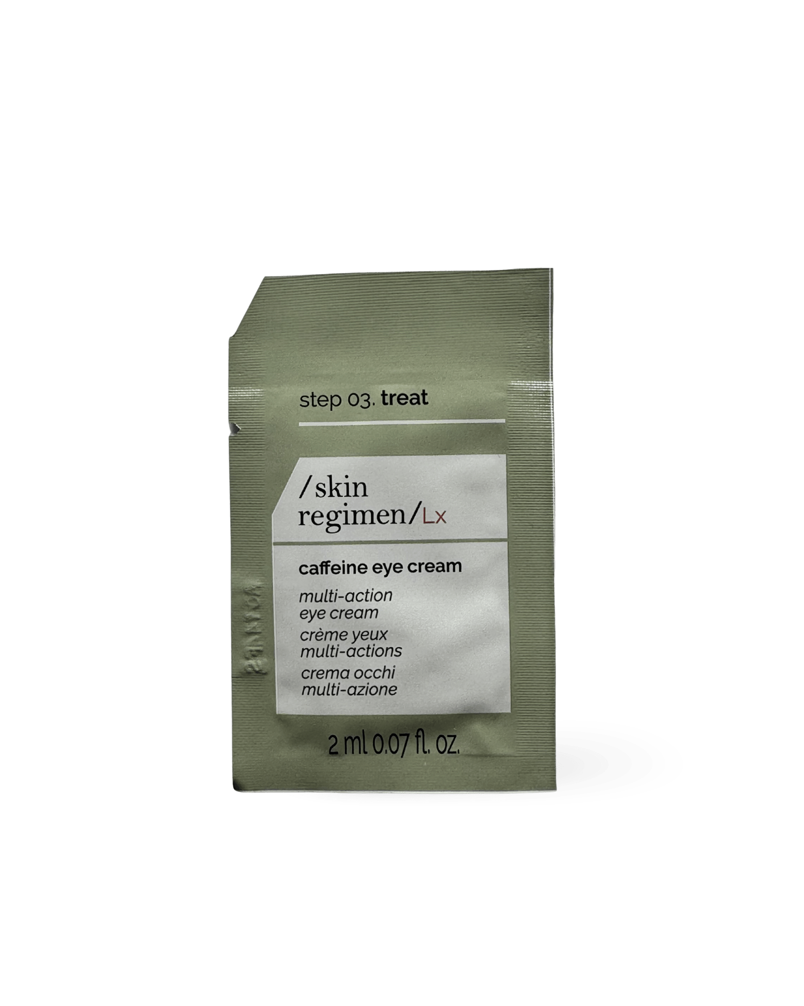 Caffeine Eye Cream – Skin Regimen LX PROBE 2 ml - Augenpflege von Comfort Zone bei Beautystore Schweiz