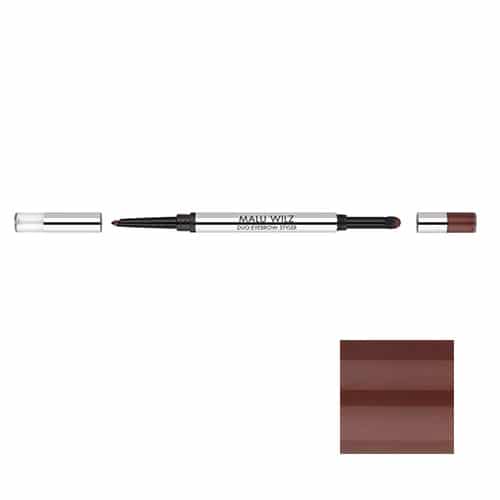 Duo Eyebrow Styler Nr. 8 dunkelbraun - Make-up von Malu Wilz bei Beautystore Schweiz