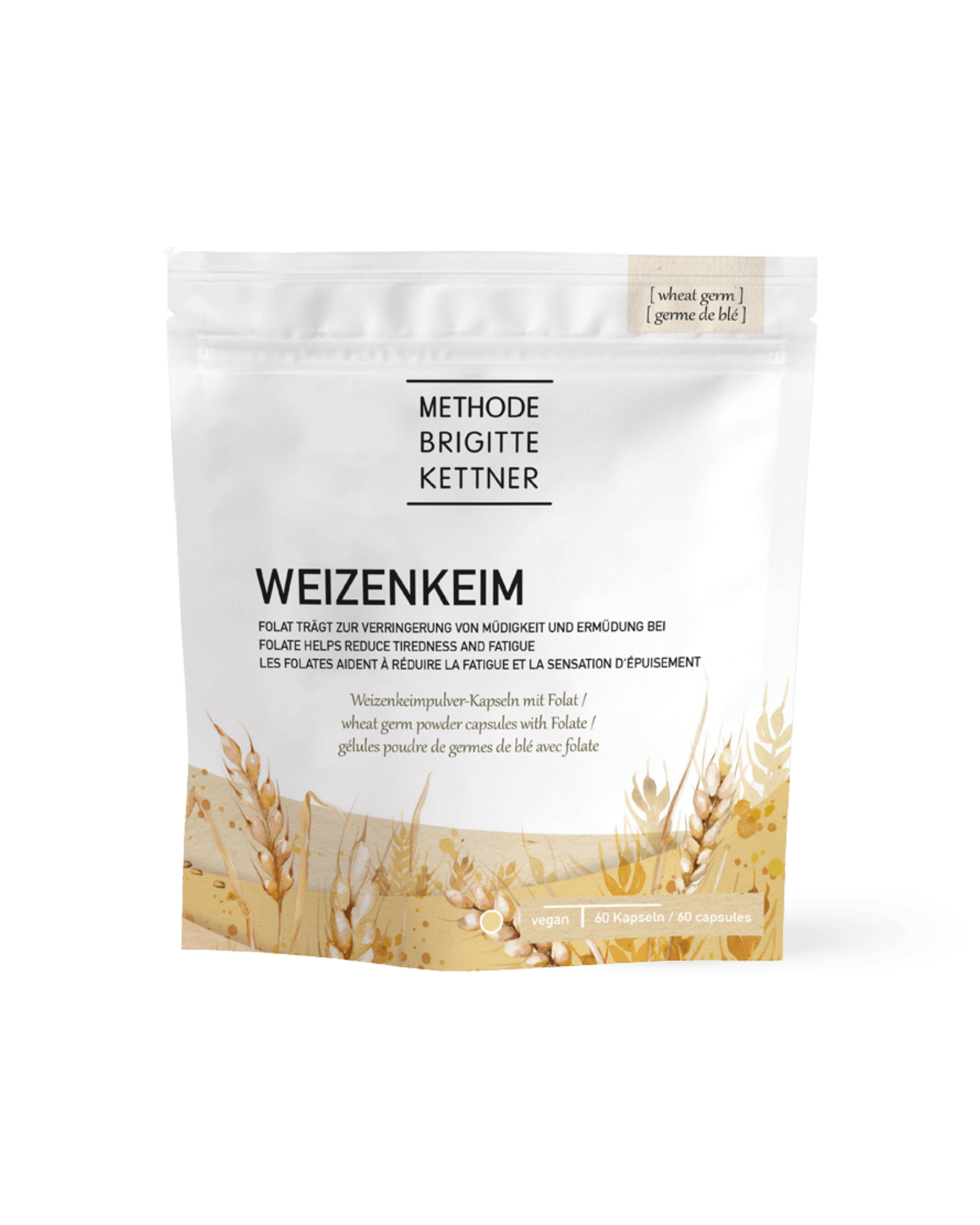 Weizenkeim 60 Kapseln – Nutricosmetics - Supplements von Methode Brigitte Kettner bei Beautystore Schweiz