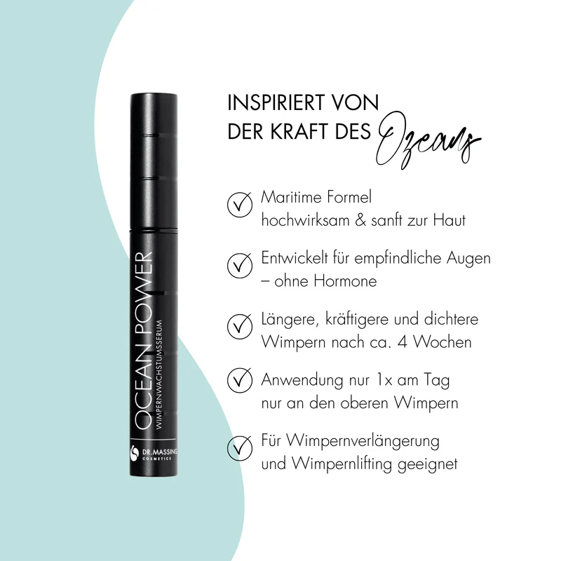 OCEAN POWER Wimpernserum - Augenpflege von Dr. Massing Cosmetics bei Beautystore Schweiz
