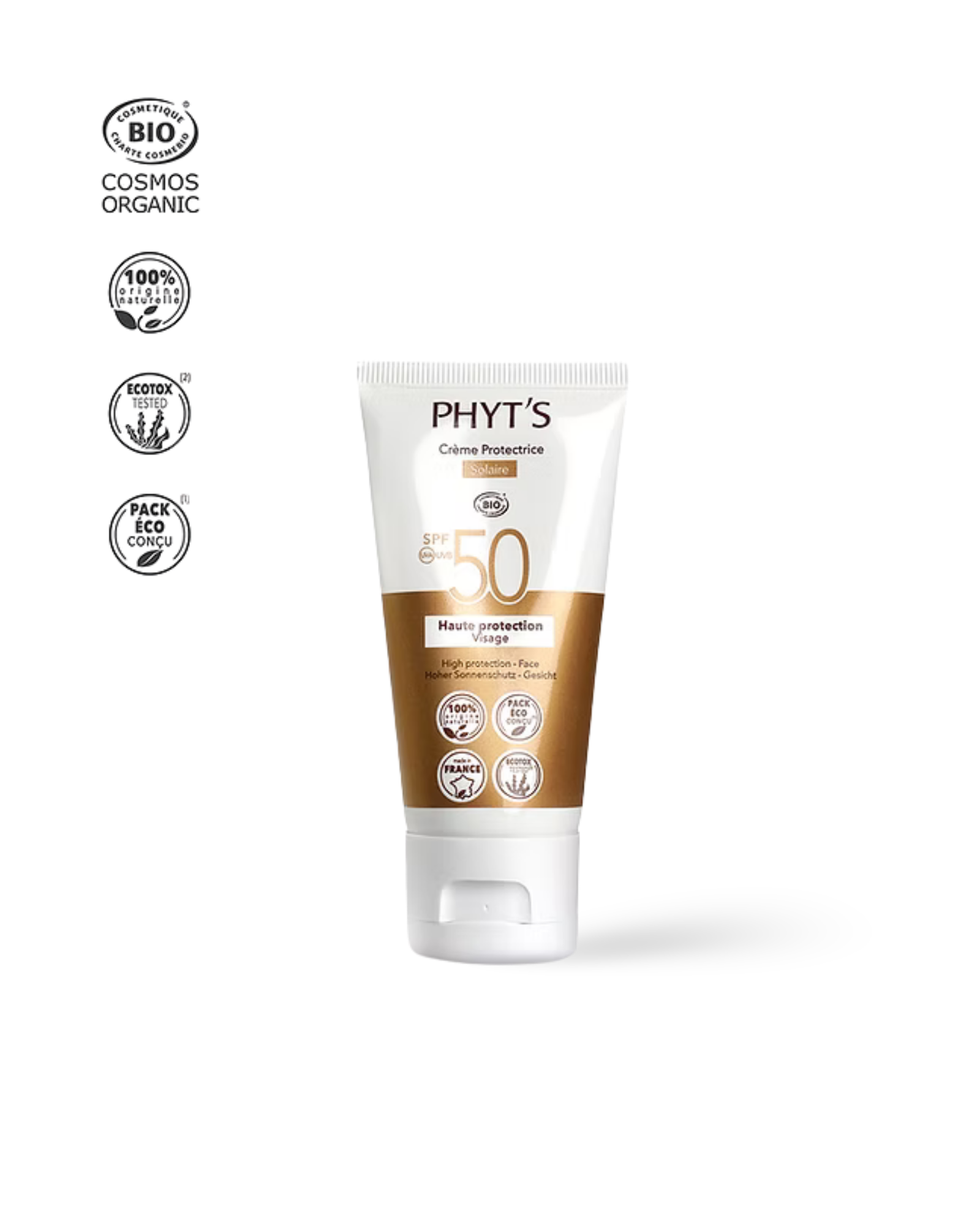 Phyt's Solaire – Crème Protectrice Solaire Visage SPF 50 - Sonnenschutz von Phyts bei Beautystore Schweiz
