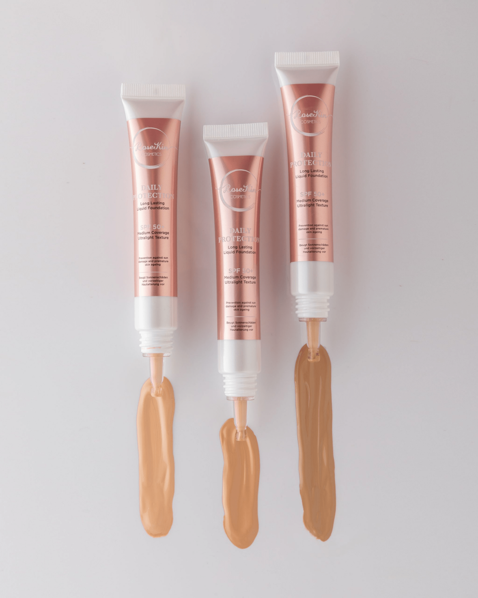 Liquid Foundation SPF 50+ TAN - Make-up von RoseKin Cosmetics bei Beautystore Schweiz