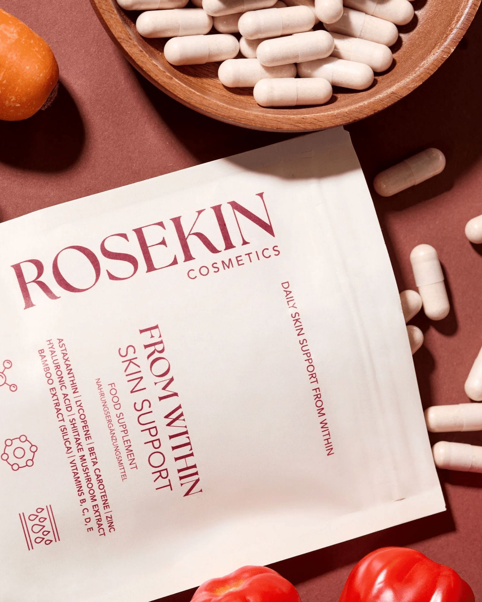 RoseKin – From Within – Skin Support - Supplements von RoseKin Cosmetics bei Beautystore Schweiz