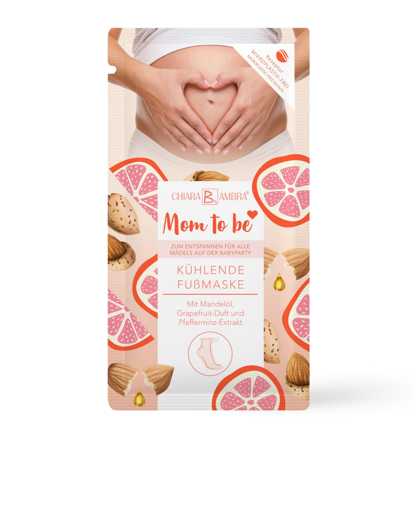 Kühlende Fussmaske "Mom to be"